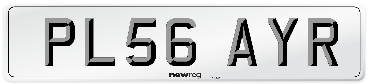PL56 AYR Number Plate from New Reg